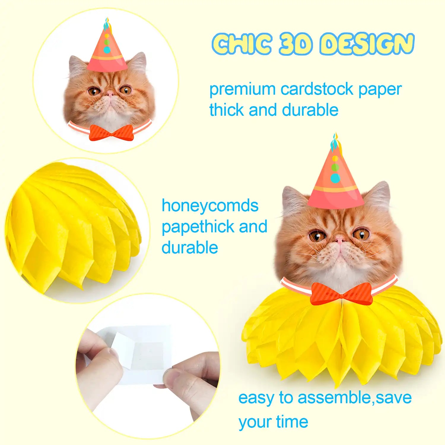 Cat Birthday Party Decorations, 27 Pcs Cat Birthday Decorations Set - Cat Themed Birthday Banner Balloon & Cat Swirl Decorations etc Cat Party Decorations for Cat Themed Birthday Party Supplies