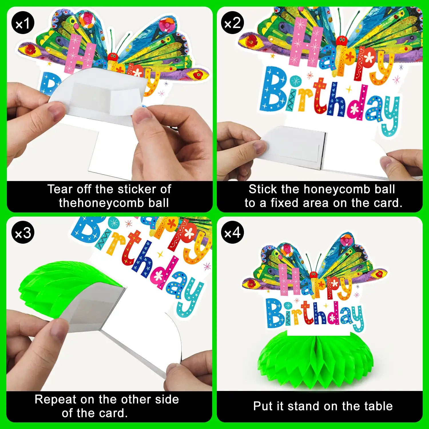 Hungry Caterpillar Birthday Decorations, 18pcs Hungry Caterpillar Birthday Party Centerpieces Hungry Caterpillar Birthday Decorations